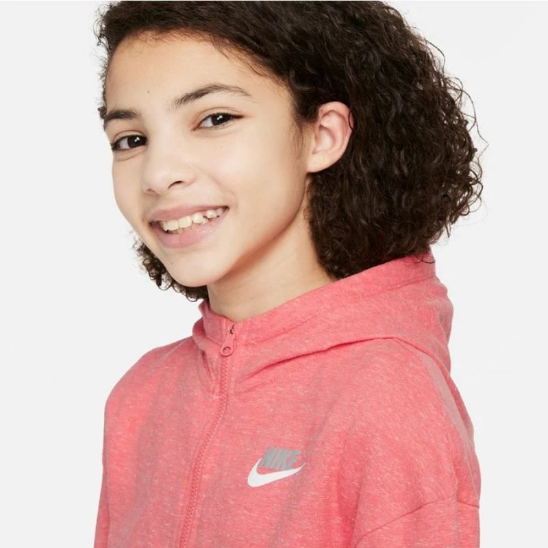 Duks me kapuç për vajza Nike, rozë