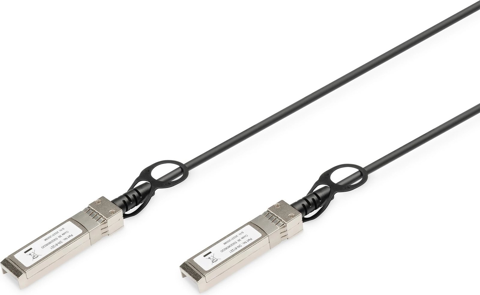 Kabllo rrjeti SFP+ Digitus 10G DAC 3.0m, e zezë