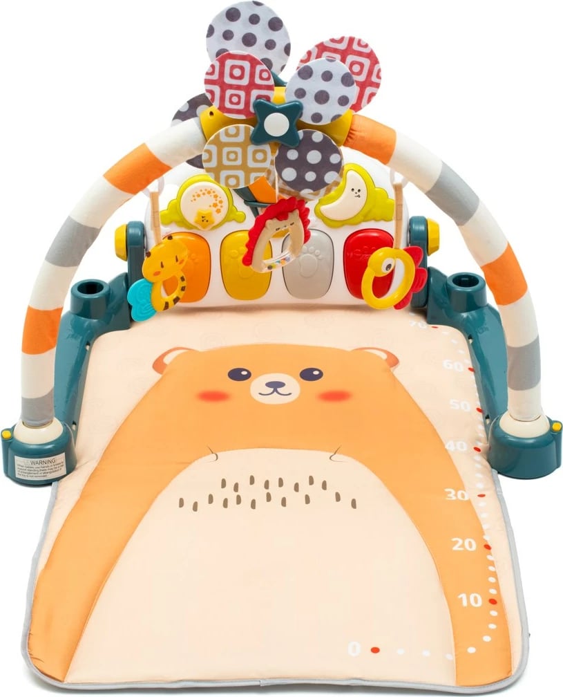 Tapet aktiviteti interaktiv, Baby Mix, me piano dhe drita, 50x50x80 cm, ngjyrat sipas fotos