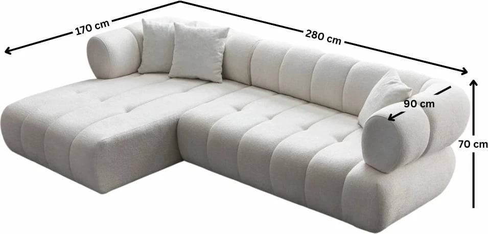 Këndore Petra e bardhë, Atelier del Sofa, pjesa e majtë