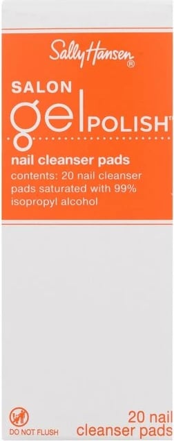Pads për pastrim të thonjve Sally Hansen Salon Gel Polish për femra, 1 Pack