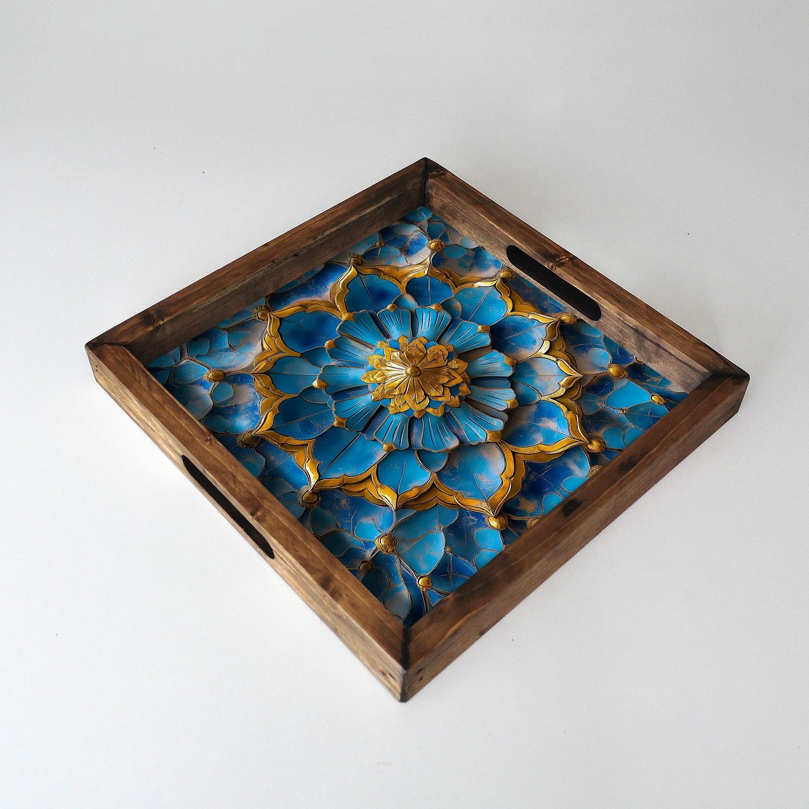 Tabaka druri, shumëngjyrëshe, Evila Originals, REF049, 35x35x4 cm Tabaka druri, shumëngjyrëshe, Evila Originals, REF049, 35x35x4 cm