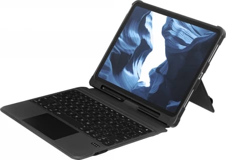 Mbështjellës me tastierë Bluetooth LAUT Type Folio 2 për iPad Air 11" M2 (2024), iPad Pro 11" 1/2/3/4, iPad Air 10.9" 4/5, Zi