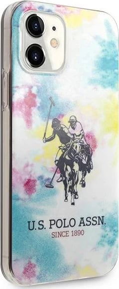 Mbështjellës U.S. Polo Assn. USHCP12SPCUSML për iPhone 12 mini 5.4", Tie & Dye, Multikolor
