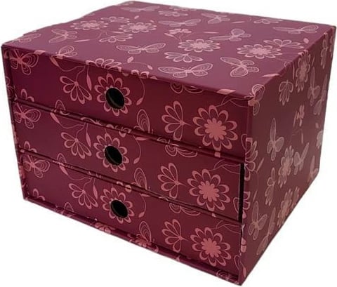 Njësi sirtarësh NEXT 3 sirtarë, A5, Purple-pink