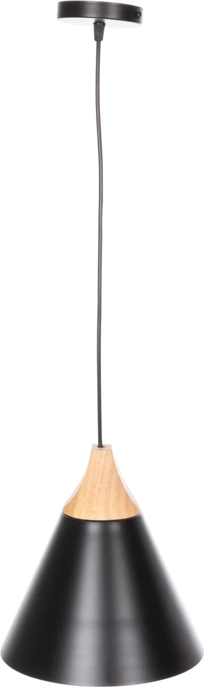 Llambë varëse tavani FH4143, kapak metali i zi, Φ25x125H cm Llambë varëse tavani FH4143, kapak metali i zi, Φ25x125H cm