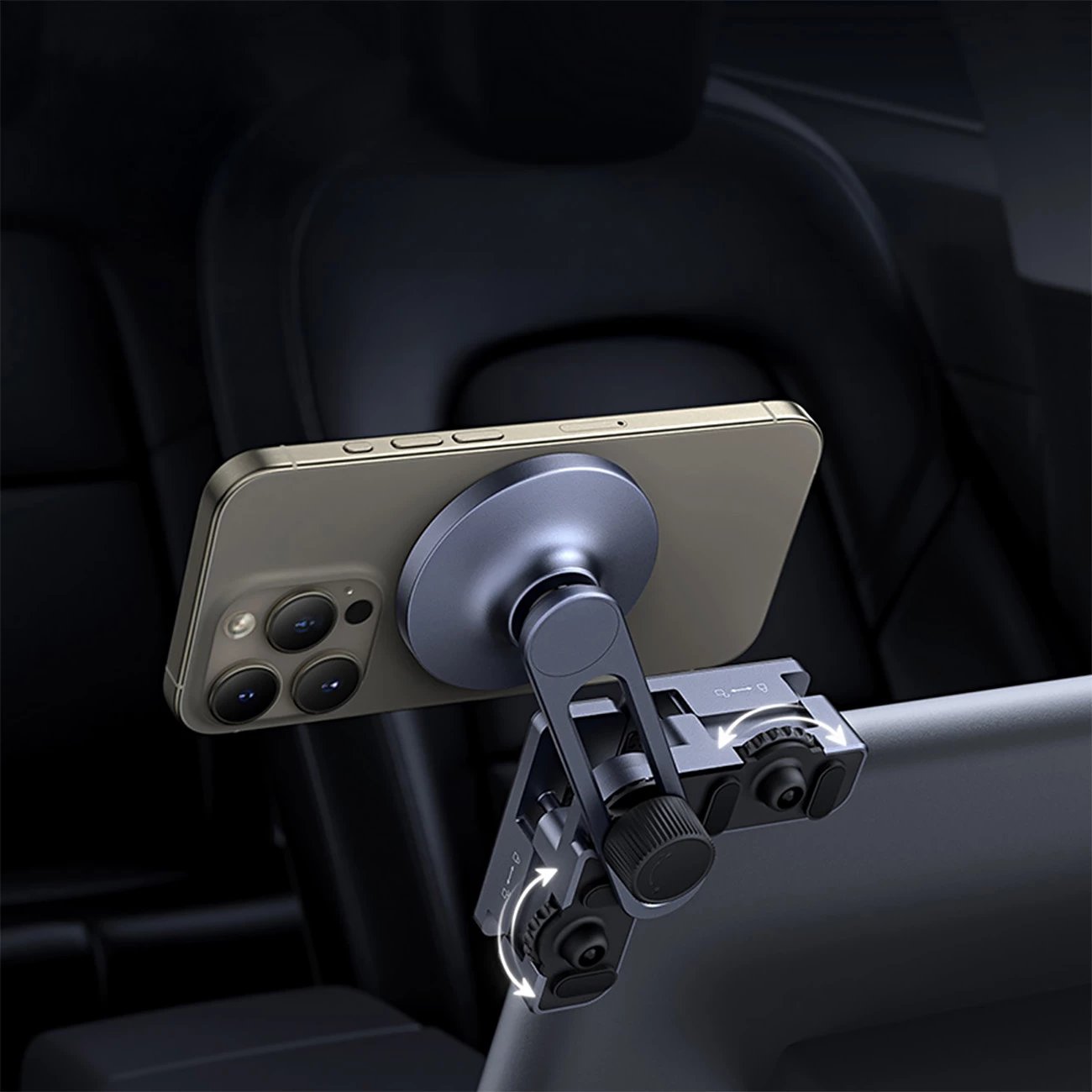 Mbajtës magnetik për celular Baseus MaxView, për ekran makine, MagSafe, Gri Mbajtës magnetik për celular Baseus MaxView, për ekran makine, MagSafe, Gri