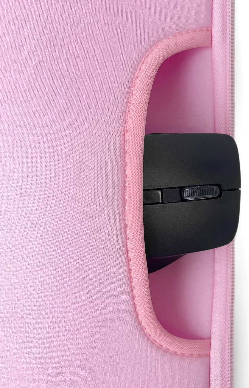 Çantë laptopi Hurtel universal 15.6 inç, neopren, rozë