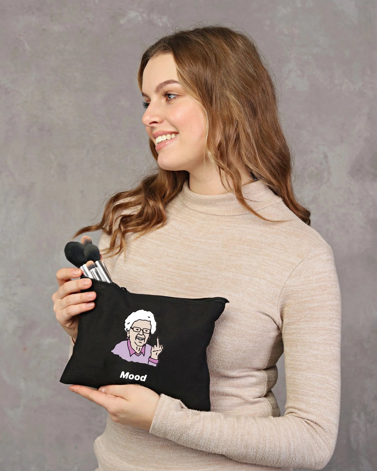 Çantë make-up Zoozie Bags, 1733, ngjyrë e zezë, 25x18cm
