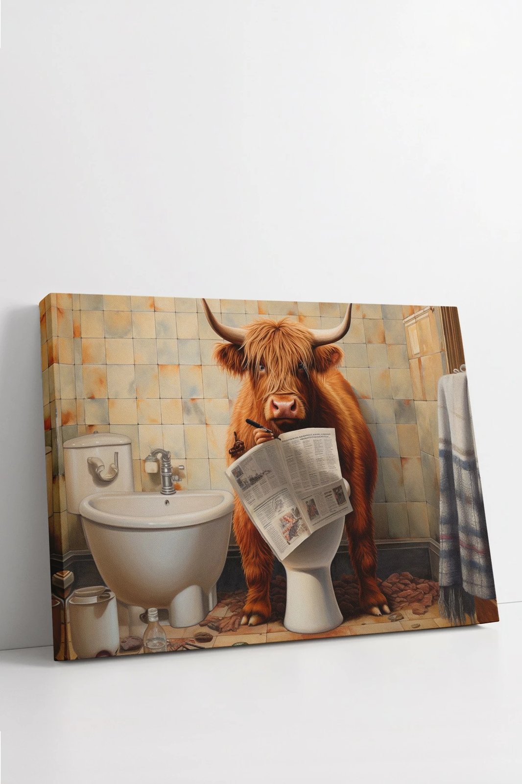 Pikturë dekorative në kanavacë, shumëngjyrëshe, Wallity, Ersyaıhyvn59, 70x100cm