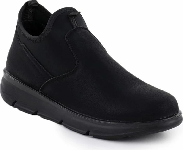 Çizme të ulëta femra Potocki 25-90356, të zeza