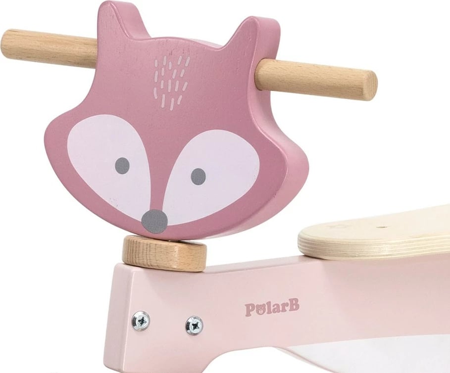 Ride-on druri me 4 rrota, Viga PolarB 44239, bllokim drejtimi, goma EVA, për 12m+, dizajn dhelpër, rozë