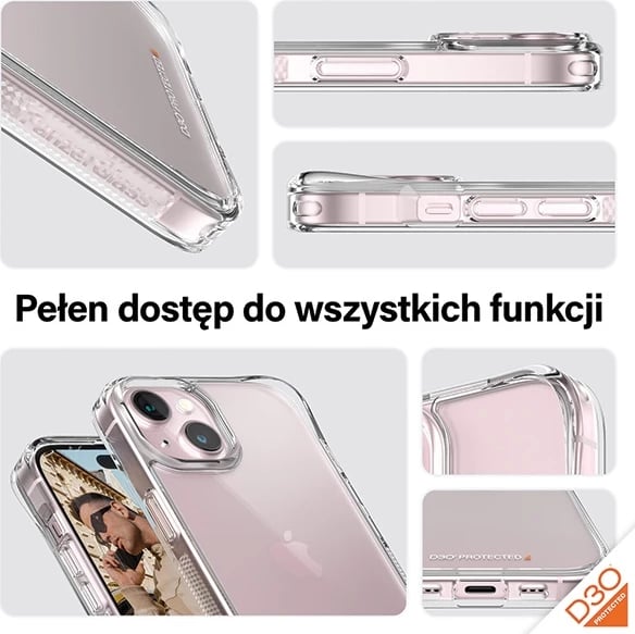 Mbështjellës PanzerGlass Privacy Bundle 3in1 për iPhone 15 Plus, Transparent