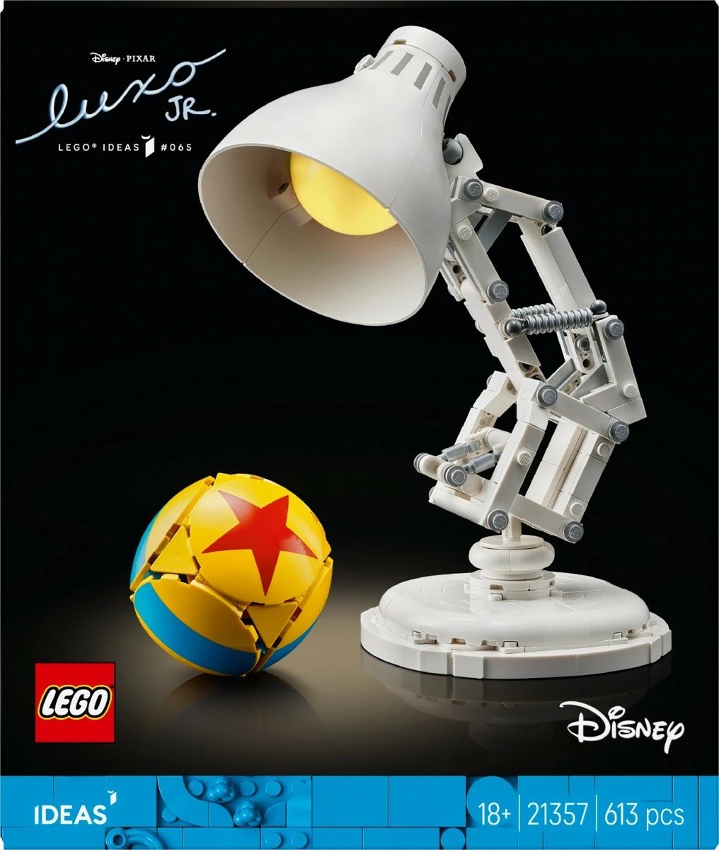 Set ndërtimi LEGO Disney Pixar Luxo Jr. 21357, 613 pjesë, i bardhë