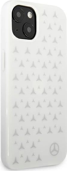 Mbështjellës Mercedes MEHCP13SESPWH për iPhone 13 mini 5.4", Stars Pattern, Bardhë