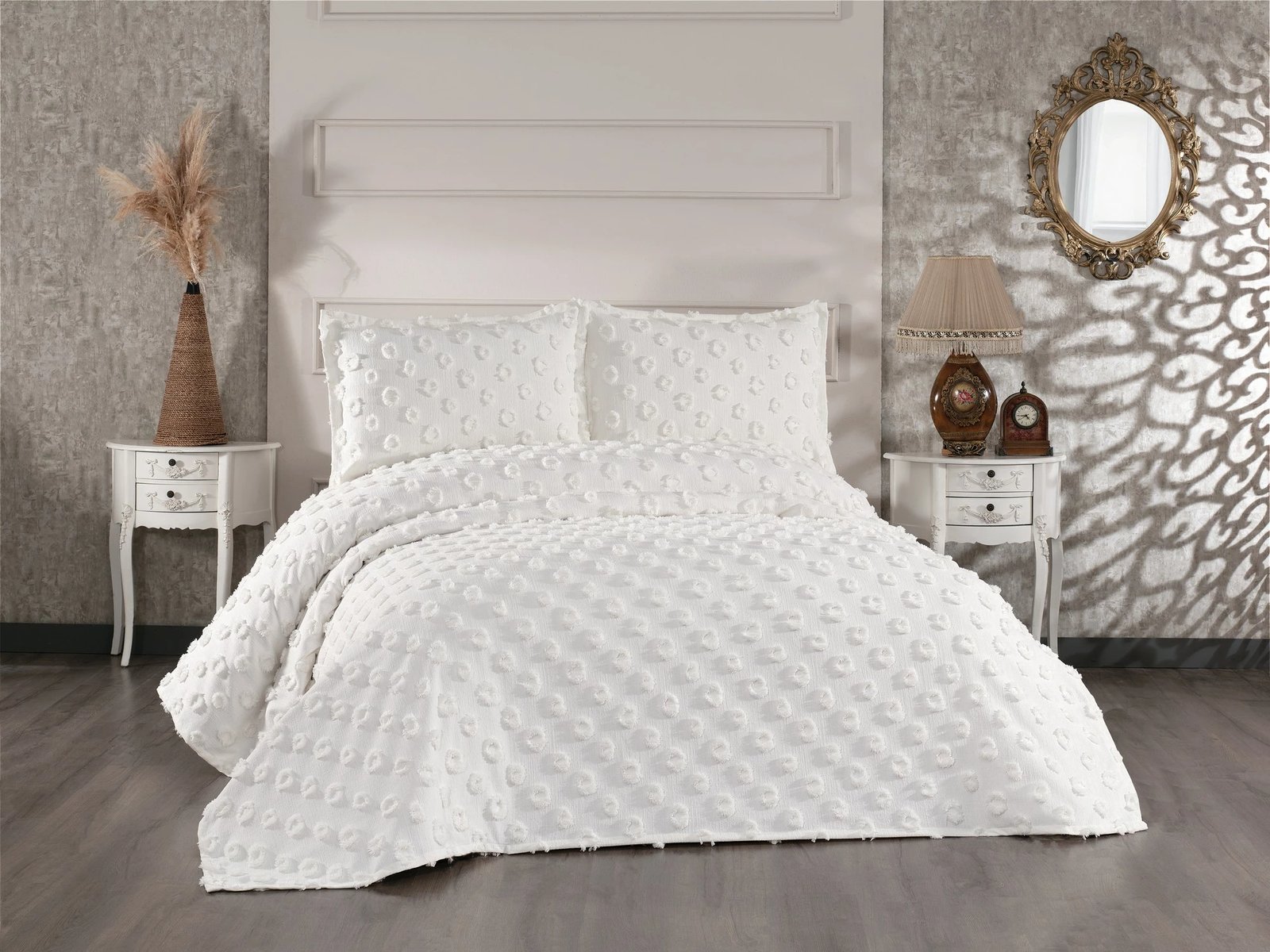 Set mbulesë dysheku dopio, ngjyrë krem, L'essentiel, Hayal