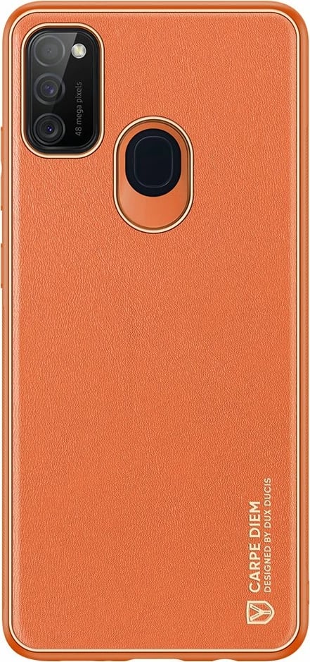 Mbështjellës Dux Ducis Yolo për Samsung Galaxy M30s, portokalli