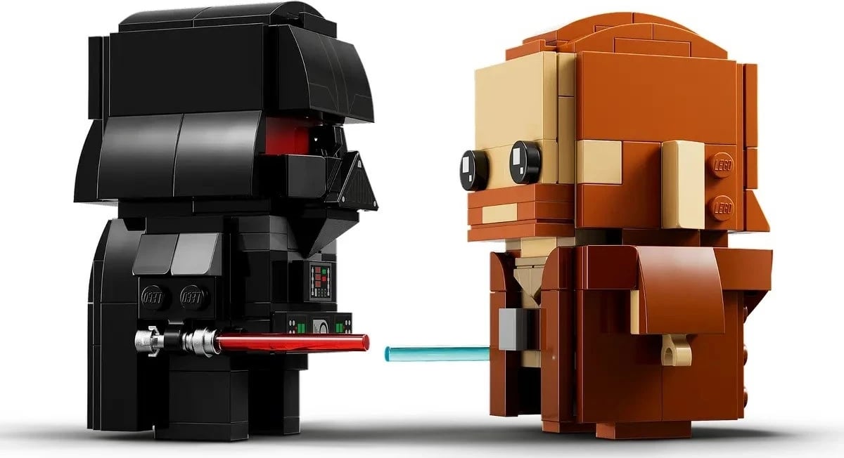 Set LEGO BrickHeadz Star Wars 40547 Obi-Wan Kenobi dhe Darth Vader