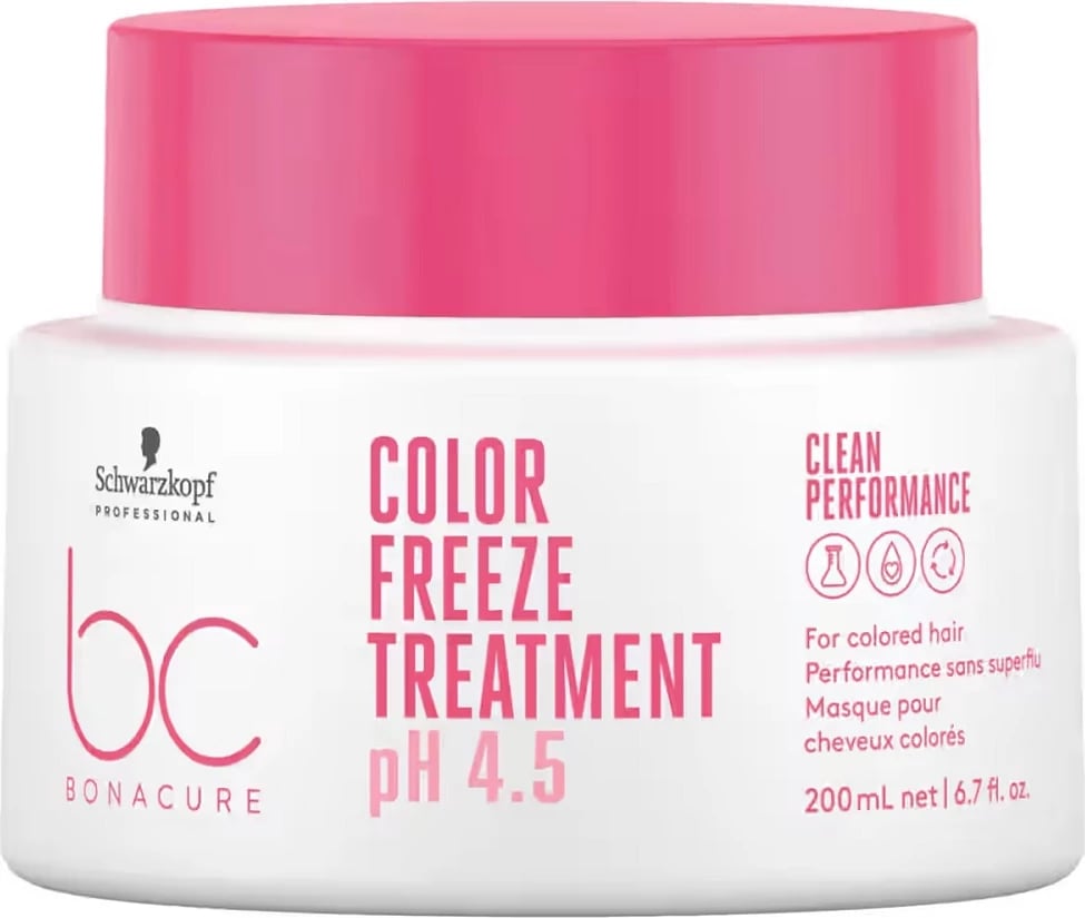 Maskë për flokë Schwarzkopf Professional BC Bonacure Color Freeze Treatment për femra, 200ml