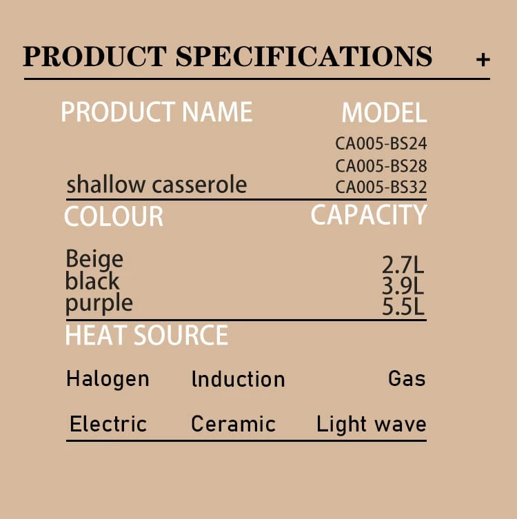 Tavë DSP CA005-BS24