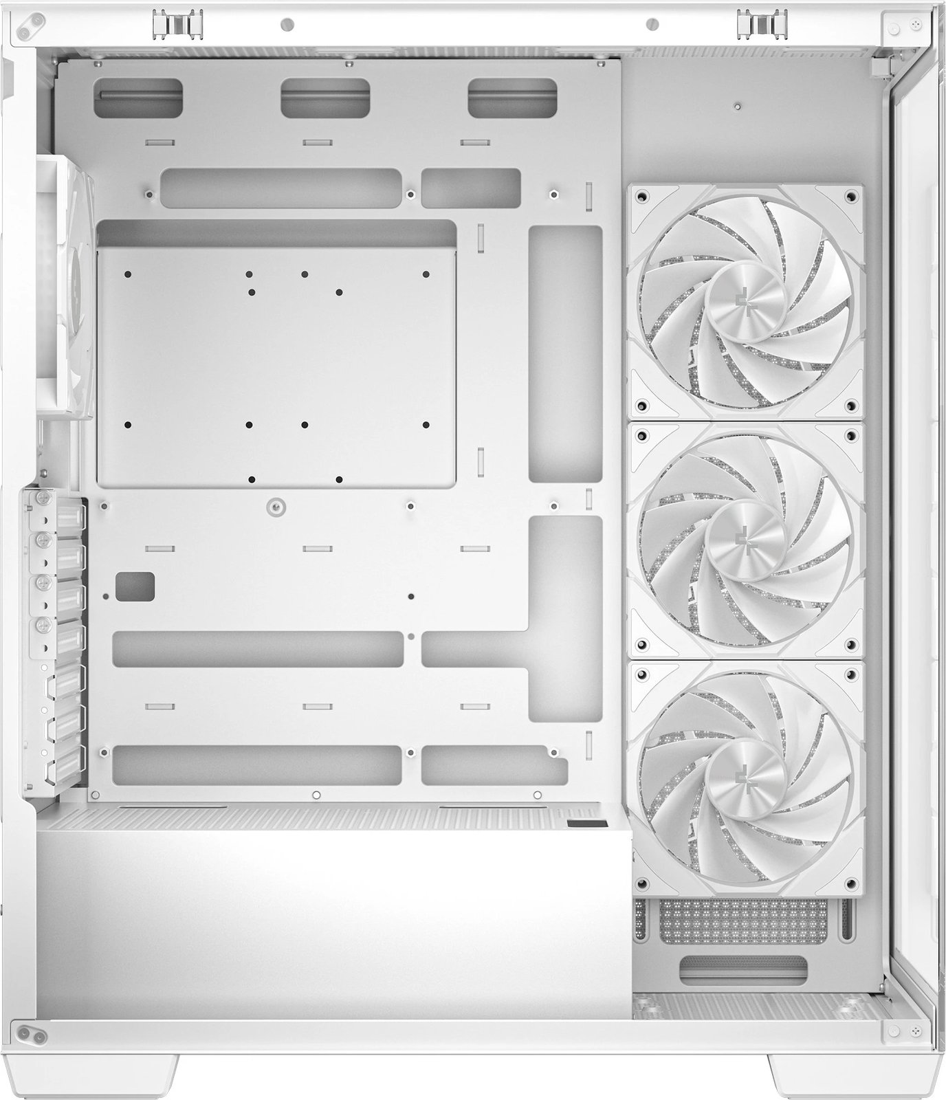 Kasë Deepcool CG580 4F WH, Midi Tower, ATX, RGB, e bardhë Kasë Deepcool CG580 4F WH, Midi Tower, ATX, RGB, e bardhë