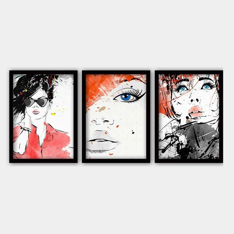 Pikturë dekorative me kornizë (3 pjesë), Wallity, 3SC_2848730_5575