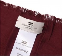 shalle femra Elisabetta Franchi bordeaux