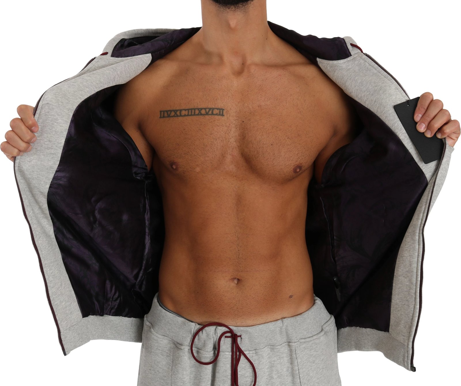 Trenerka për meshkuj Billionaire Italian Couture, të hirta