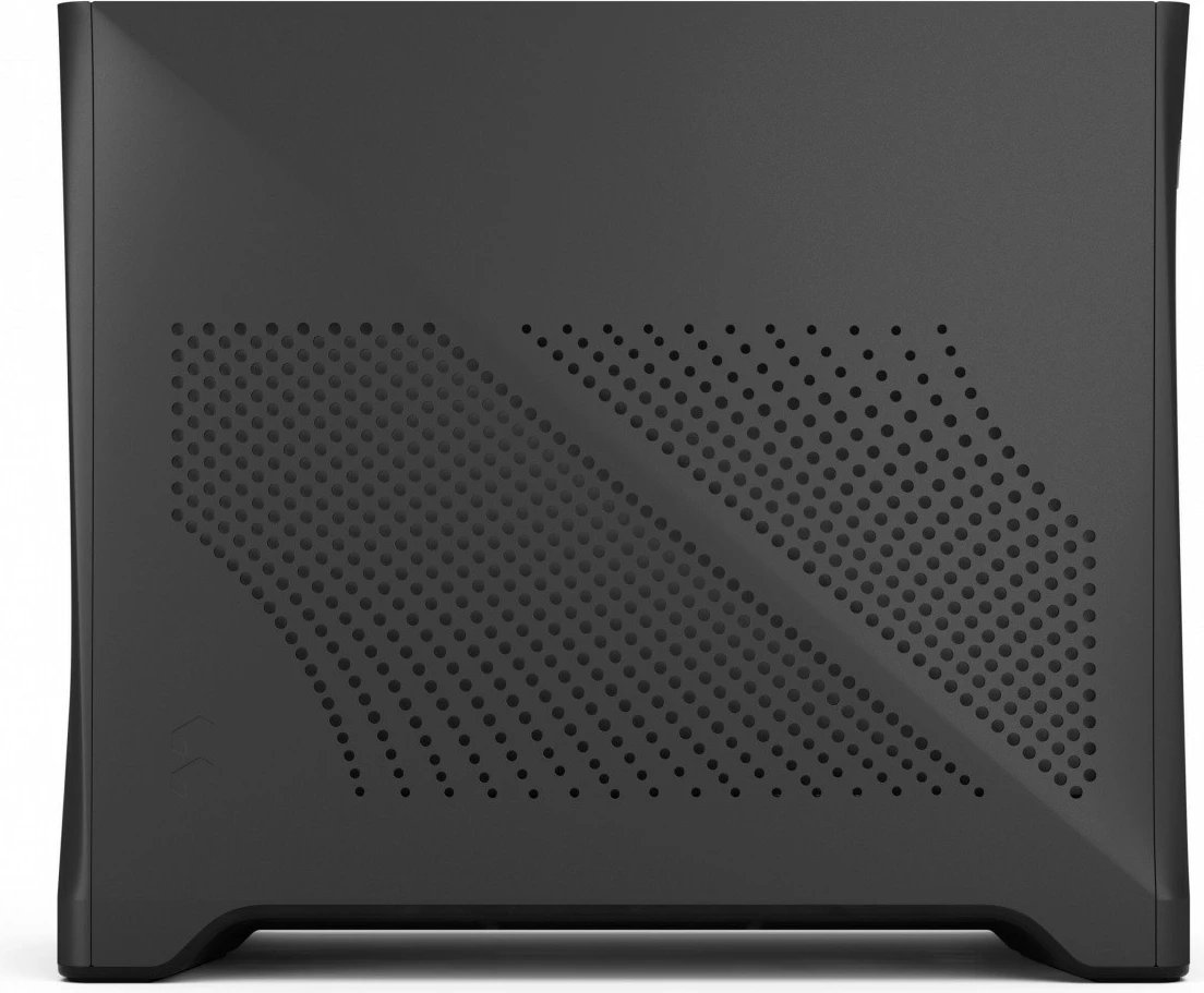 Kasë Fractal Design Era 2, Small Form Factor, ITX, Charcoal, panel druri