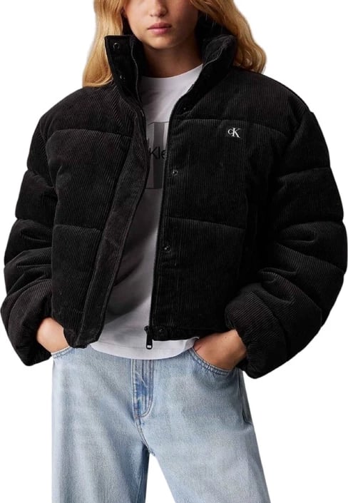 Jakne për femra Calvin Klein Jeans, e zezë
