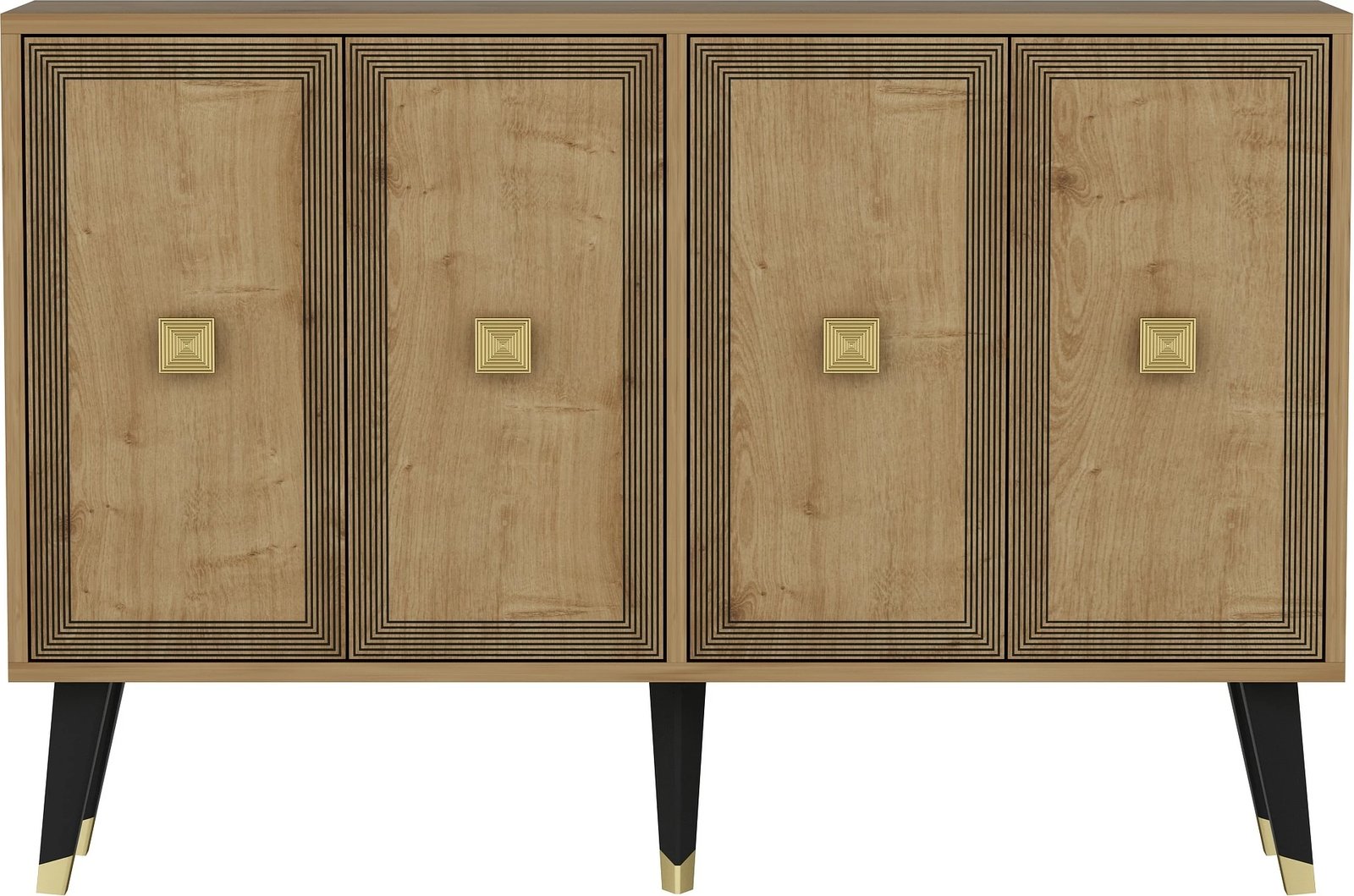 Konsolë Ansel, ngjyrë lis safir, ari