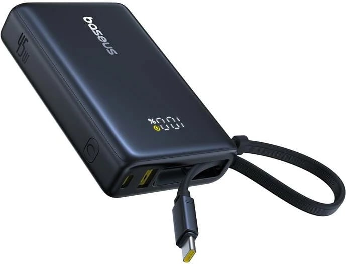 Powerbank Baseus PicoGo P10076803123-00 10000mAh 45W me ekran digjital, e zezë
