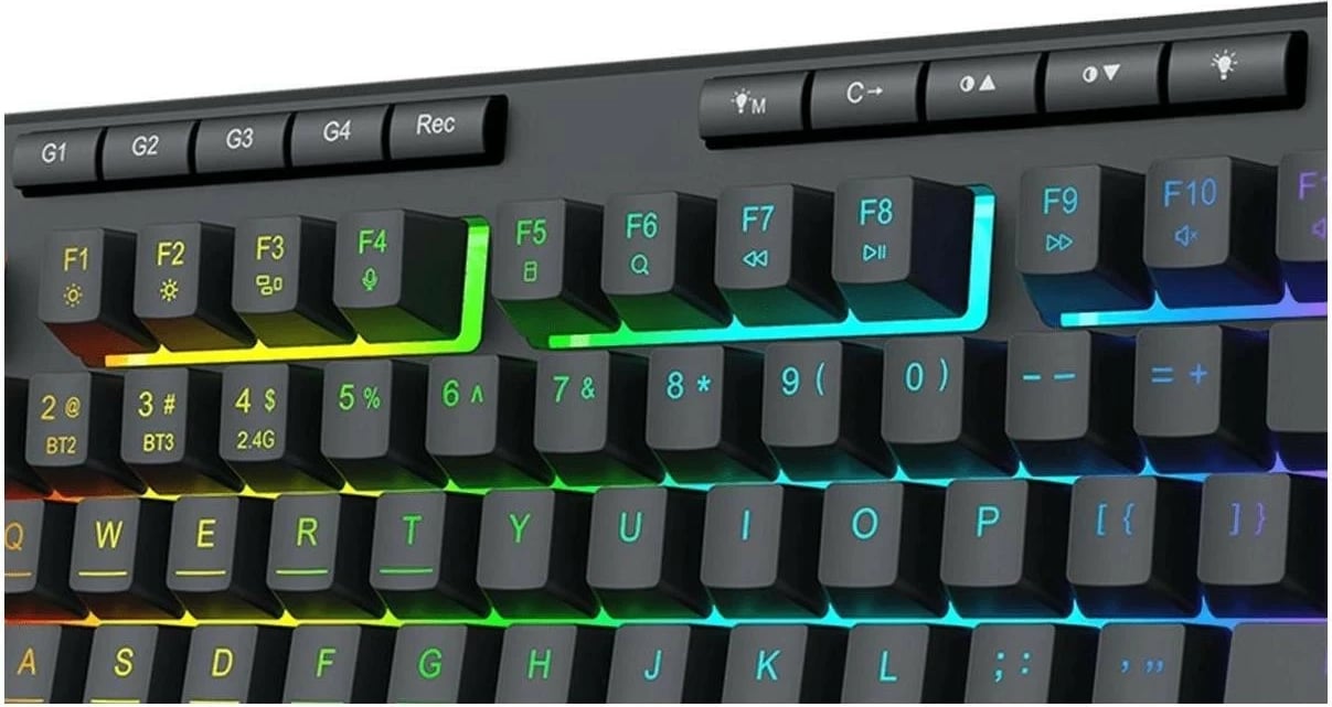 Tastierë Redragon K516RGB-PRO SHIVA PRO 87, RGB, e zezë