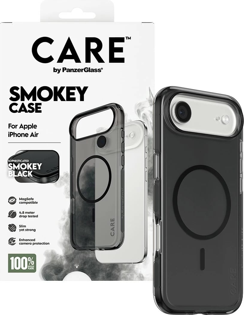 Mbështjellës PanzerGlass CARE BY FLAGSHIP CASE URBAN EXP për celular, MagSafe, i zi