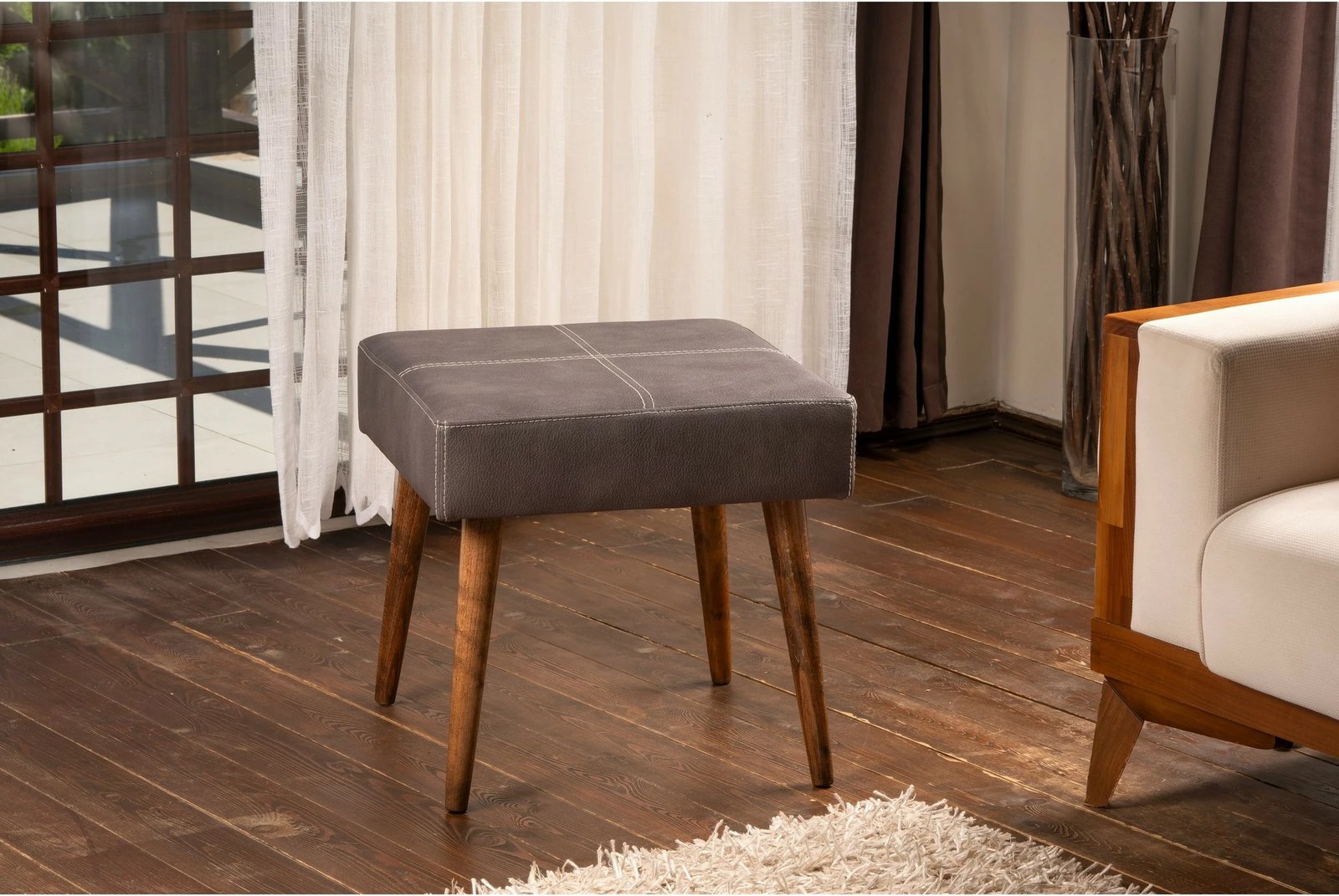 Puf Atelier del Sofa, ngjyrë antracit, Urga