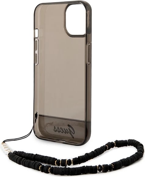 Mbështjellës Guess GUHCP14MHGCOHK për iPhone 14 Plus 6.7", me rrip, i zi