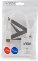 Kabllo Savio CL-27B HDMI, VGA, e bardhë