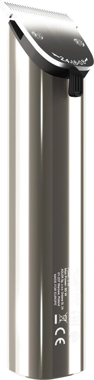 Makinë rroje Adler AD 2834, 3-12 mm, e argjendtë