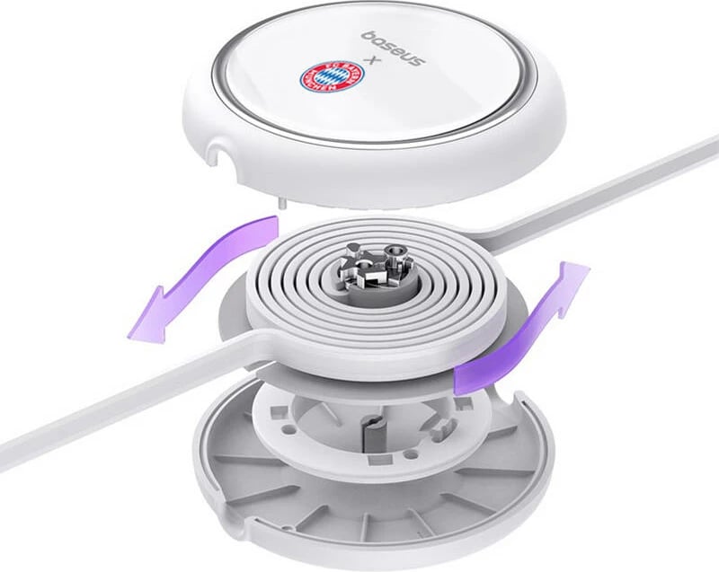 Kabllo USB-C në USB-C Baseus Bayern Edition, 100W, 100 cm, Bardhë Kabllo USB-C në USB-C Baseus Bayern Edition, 100W, 100 cm, Bardhë