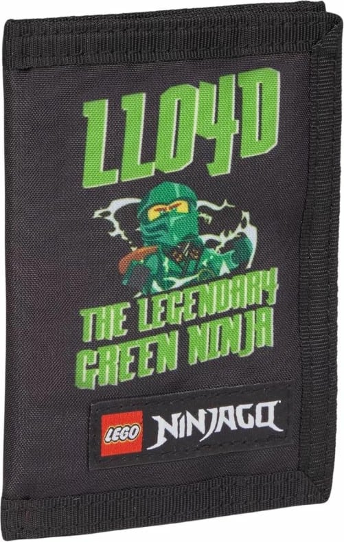 Portofol Lego Ninjago për fëmijë, i zi