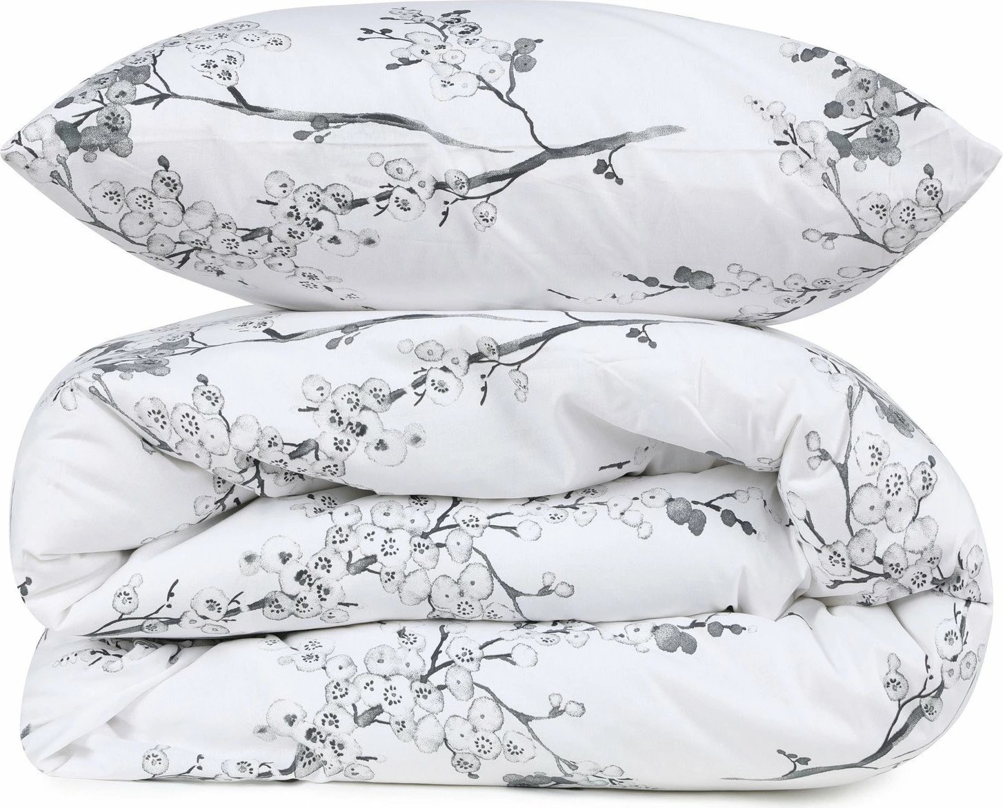 Set mbulesë për jorgan King Ranforce, L'essentiel, cikore - e bardhë, 3 pjesë