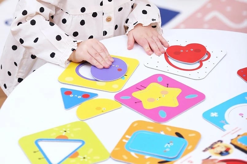 Puzzle për fëmijë CzuCzu I Discover Shapes, 8 pjesë, shumëngjyrëshe