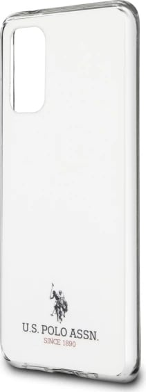 Mbështjellës U.S. Polo Assn. USHCS67TPUWH Shiny për Samsung Galaxy S20+, i bardhë