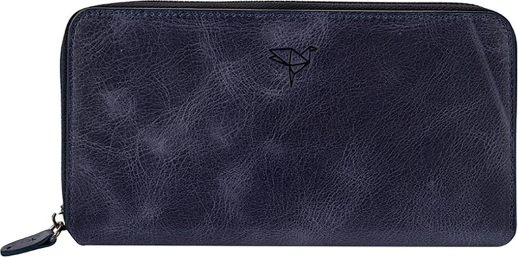 Portofol unisex Zoozie Bags, Murphy, ngjyrë kaltër e errët