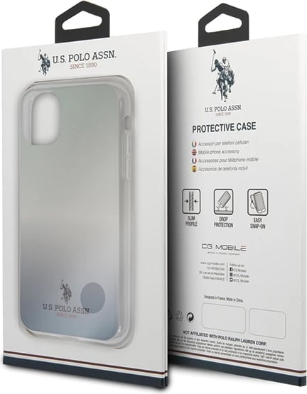 Mbështjellës U.S. Polo Assn. USHCN61TRDGLB për iPhone 11, Pattern Gradient, Kaltër Mbështjellës U.S. Polo Assn. USHCN61TRDGLB për iPhone 11, Pattern Gradient, Kaltër