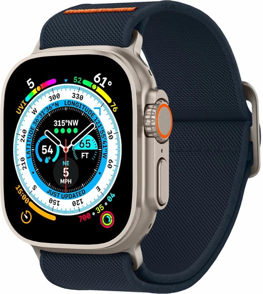 Rrip najloni për Apple Watch Spigen Fit Lite Ultra, 42/44/45/49 mm, Blu