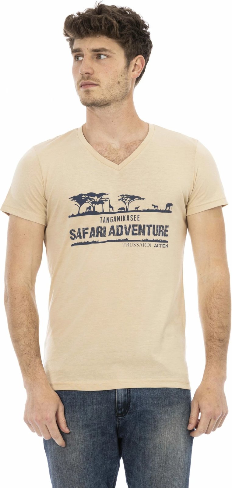 Maicë për meshkuj Trussardi Action, bezhë