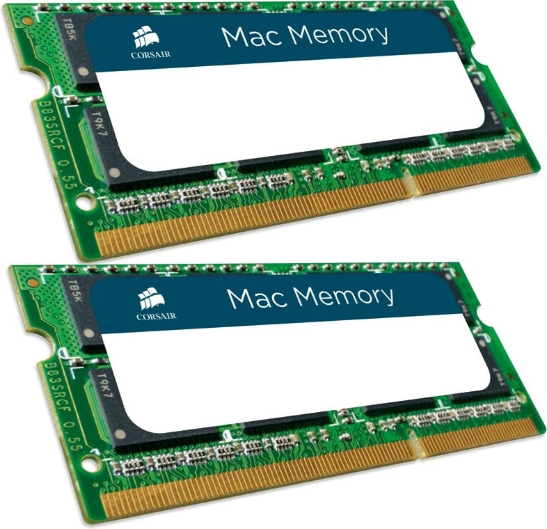 RAM Memorje Corsair CMSA16GX3M2A1600C11, 16GB (2x8GB), DDR3 SODIMM, 1600MHz, për Mac
