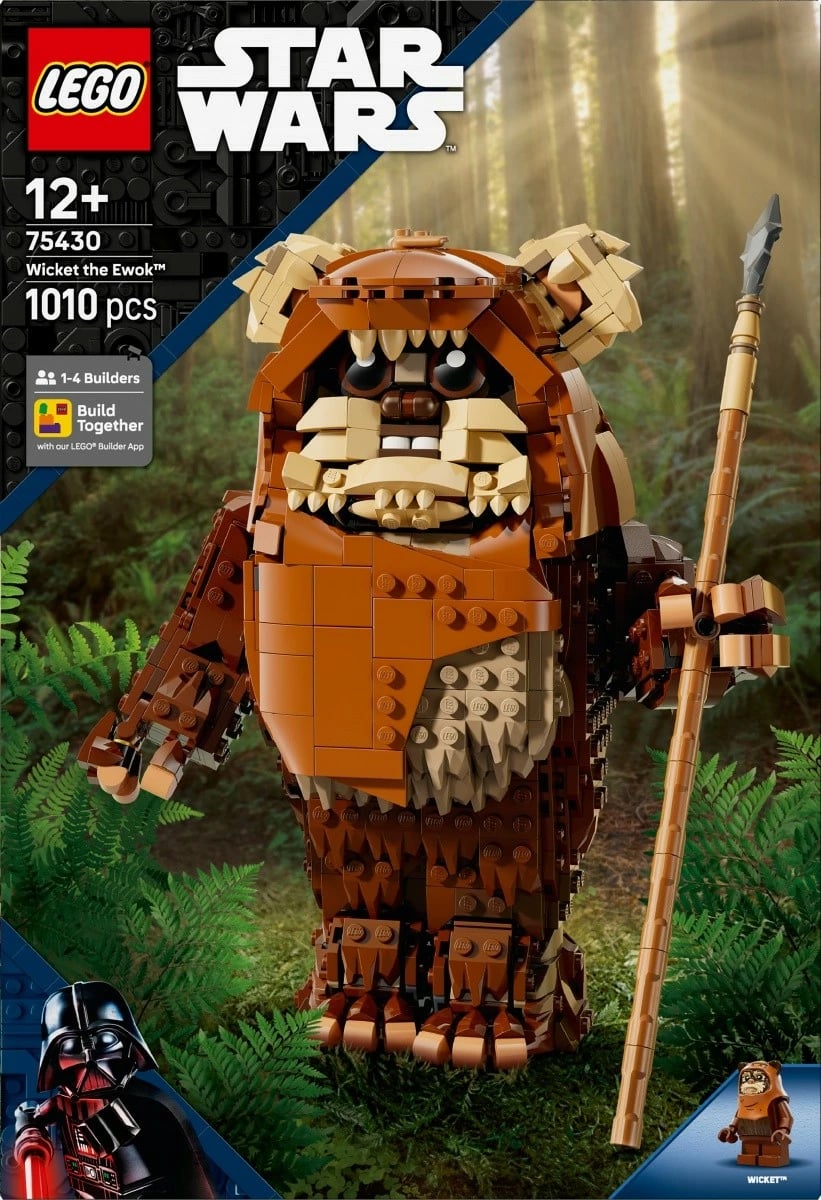 Set LEGO Star Wars 75430 Ewok Wicket, 1010 pjesë, për 12+