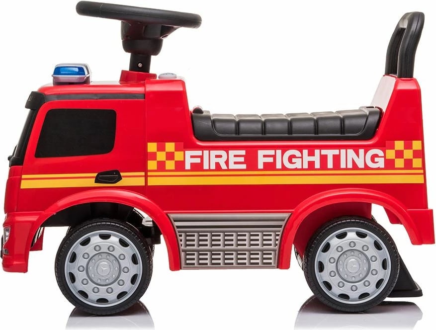 Makinë lodër me shtytje, Baby Mix, Mercedes HASICI, deri 25 kg, me drita e tinguj, 12m+, e kuqe